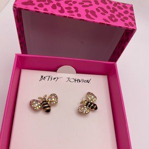 Betsey Johnson Bumble Bee Earrings